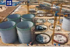 广西规模最大中央储备粮库项目浅圆仓首次滑模成功图片