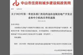 违法违规发布广告、开发经营！中山三家房企和中介被罚图片