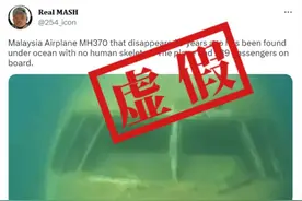 明查｜这是马航MH370客机的照片？图片