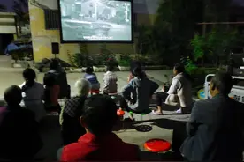 公益电影送到家！枣庄市中光明路街道文化惠民暖人心图片