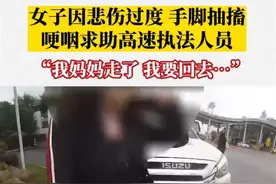 妈妈去世女儿悲伤到手脚抽搐，路上无法驾车，高速执法人员：我们送你图片