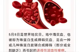 世界地贫日｜了解地中海贫血，远离遗传病图片