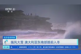 一夜之间，公园被大雪覆盖！强风+大雪，澳大利亚多地提前入冬图片