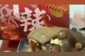 女子称鸭脖鸭头吃出虫卵，商家：隔一天才说，天很热图片