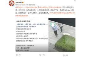 情侣吵架从8楼将萨摩耶扔下？杭州警方通报图片