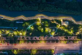 廊桥、步道、花海…海宁这个公园太美了！你去打卡了吗？图片