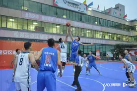 宝安区第八届“工会杯”篮球赛松岗选拔赛开赛图片