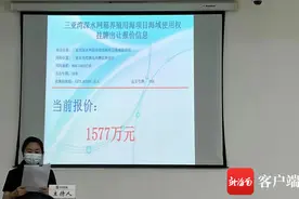 全省首宗经土地超市出让海域使用权以1577万元在三亚成交图片