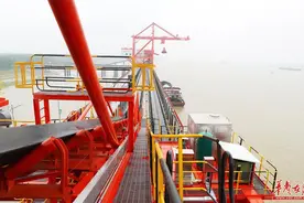 巴陵石化己内酰胺产业链搬迁升级项目供煤通道贯通图片