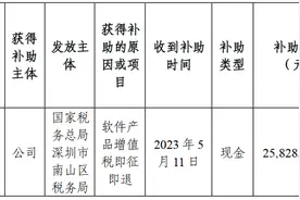深信服科技股份有限公司获得政府补助2582万元图片