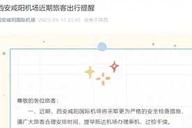近期西安咸阳国际机场安检“升级” 请起飞前2小时抵达图片