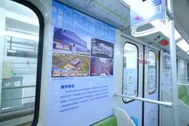 放大8700倍的蝴蝶翅膀、银河系黑洞…地铁变身移动科普馆，2号线科技追光号主题列车上线！图片