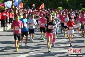 致敬重生：2023汶川马拉松在四川映秀开跑图片