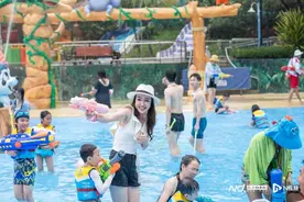 长隆水上乐园举办母亲节水战派对，潮妈天团亮相！图片