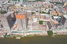 华为广州研发中心研发楼封顶图片