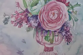 母亲节绘画｜鲜花图片