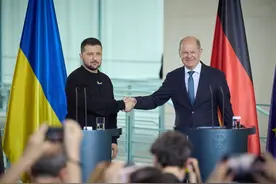 泽连斯基到访柏林：德国是真朋友，俄罗斯的失败“不可逆转”图片