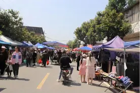 镇平：赶大集唱大戏 浓浓人间烟火气图片