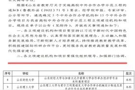 山东理工职业学院获山东省高校中外合作办学示范工程建设立项图片