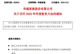 华丽家族股东大会今日召开，徐翔临时提案未通过：提案程序存在一定瑕疵图片