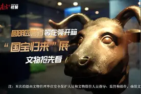 视频｜圆明园兽首开箱！“国宝归来”展文物抢先看图片