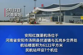 从“建起来”到“飞起来”  安阳红旗渠机场首架校验飞机落地图片