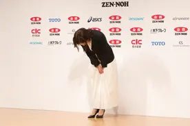 （体育）乒乓球——日本名将石川佳纯出席退役发布会图片