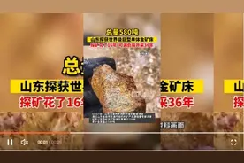 极为罕见！山东发现世界级大金矿 或可满负荷开采30年以上图片
