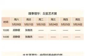 清华大学艺术博物馆 展厅志愿讲解安排（5月20日-26日）图片