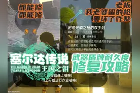《塞尔达传说 王国之泪》章鱼哥武器修复视频攻略图片