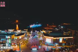 视频｜美轮美奂！青岛这处音乐喷泉点亮夜色图片