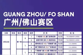 佛山赛区：2023中国足球协会会员协会冠军联赛赛事预告图片