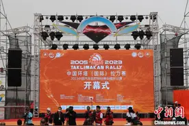 探访2023中国环塔（国际）拉力赛发车现场图片