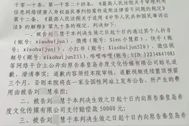 网红“小慧君”虚构性骚扰被封号！已成被执行人，老板称将起诉图片
