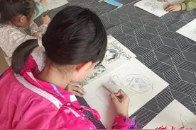 “爱我你就画画我”主题绘画活动走进善南街道清华园社区图片