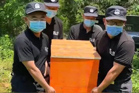 致敬“无言的战士”！警犬“黑虎”离世战友含泪送别图片