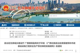 《广西壮族自治区房屋建筑和市政基础设施工程安全生产责任保险实施细则》印发图片