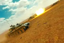 60秒感受96A式主战坦克列阵火力全开图片