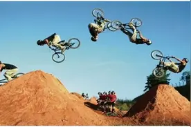 什么？天上飞了个自行车！图片