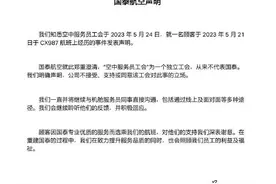国泰航空：“空中服务员工会”为独立工会，不代表国泰图片