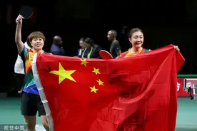 陈梦/王艺迪夺得世乒赛女双冠军 国乒提前包揽五金图片