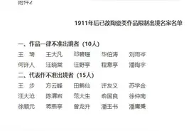 国家最新规定：这41名近现代大师书画作品一律不准出境图片