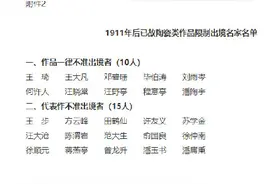 国家文物局：41名近现代大师书画作品不准出境图片