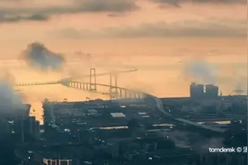 视频｜深中通道海底隧道沉管合龙在即，30秒看新全貌图片