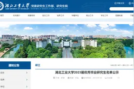 172人！湖北工业大学2023届优秀毕业研究生名单公示图片