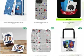 微软推出《扫雷》《纸牌》等周边：手机壳、鼠标垫等图片