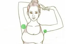 夏季易生气，经常拍腋窝！这里有个神奇的穴位，对心脏特别好图片