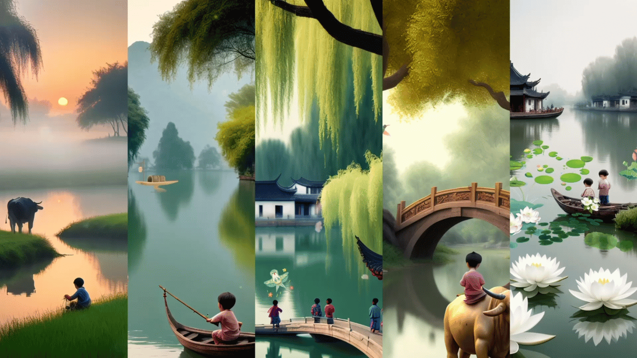 六一儿童节丨发现隐藏在古诗词中的快乐儿童图片