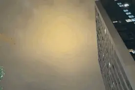 深夜10点，余杭上空惊现“太阳”！女子惊呼：这辈子没见过图片