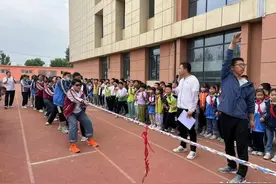 拔河比赛展风采 凝心聚力向未来——广平镇焦集小学举行拔河比赛图片